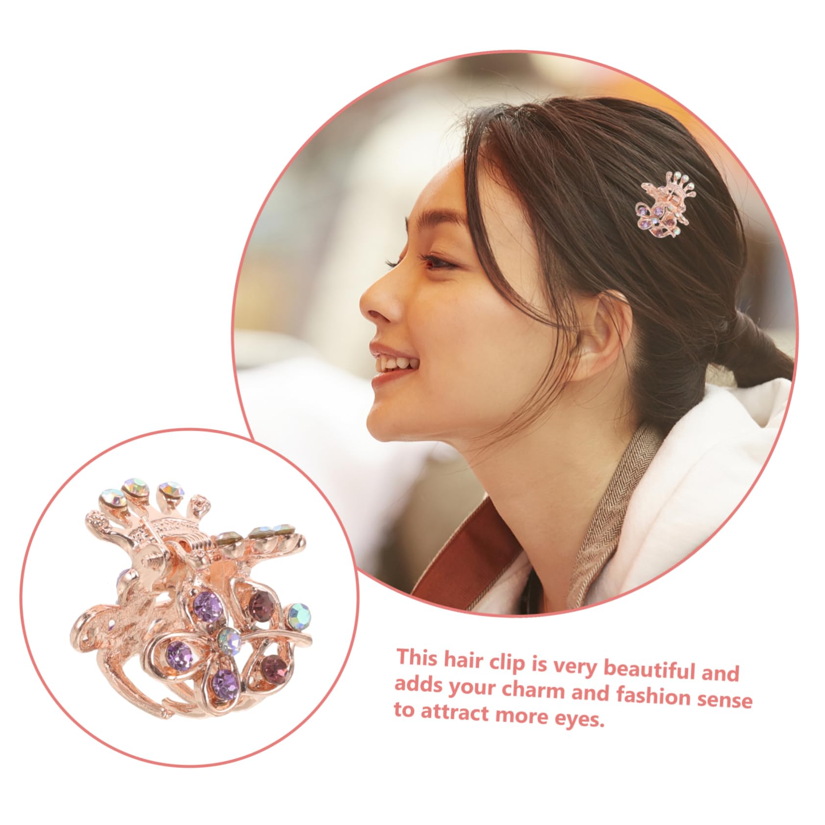FOMIYES 36stücke Vintage Rhinestone Haarklammern Retro Blumen Haarclips Metall Haarspangen Für Damen Und Mädchen Rutschfeste Haarschmuck Accessoires Für Besondere Anlässe Und Alltag