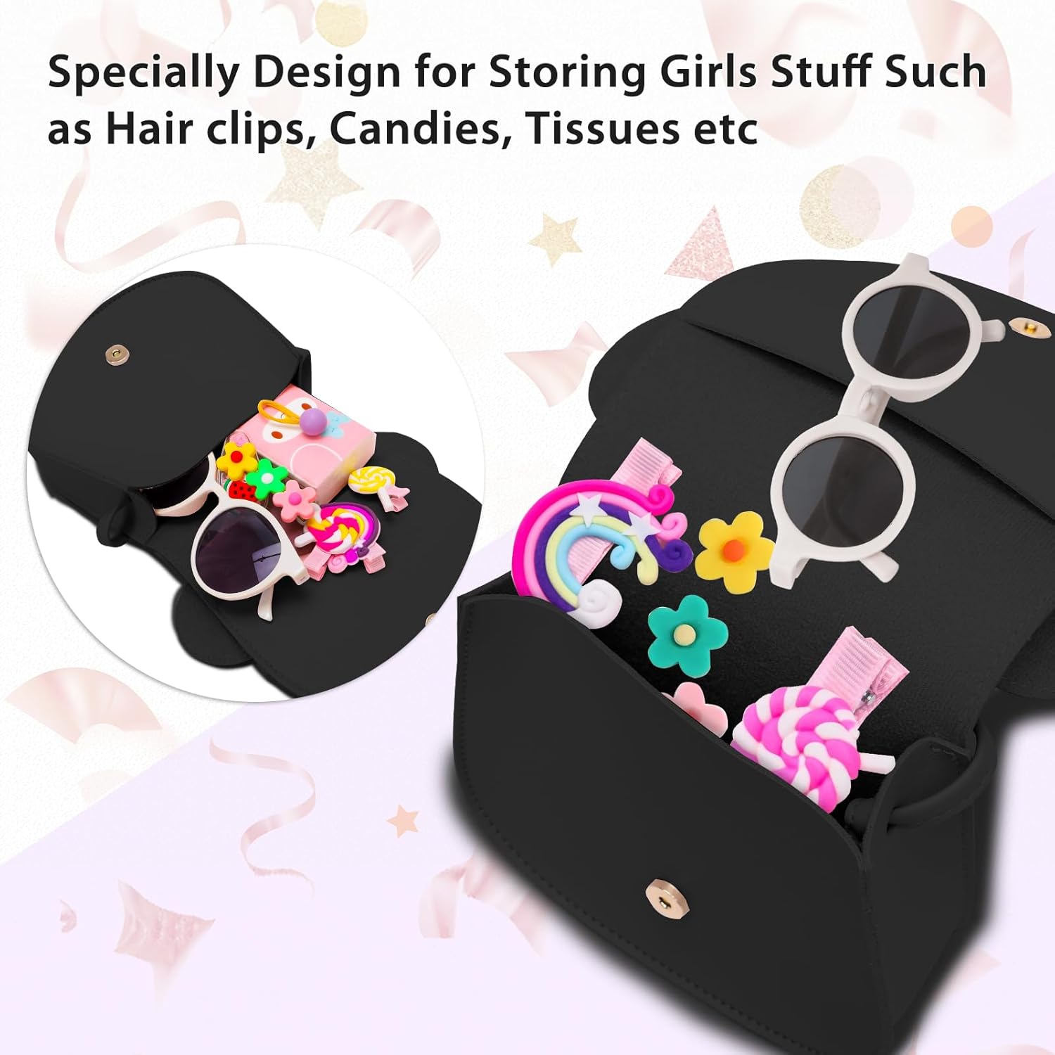 Birthday Gifts for 3 4 5 6 7 8 Year old Girl Initial Toddler Girls Purse Kids Purse for Girls Toddler Girl Gifts Stuff - Image 5