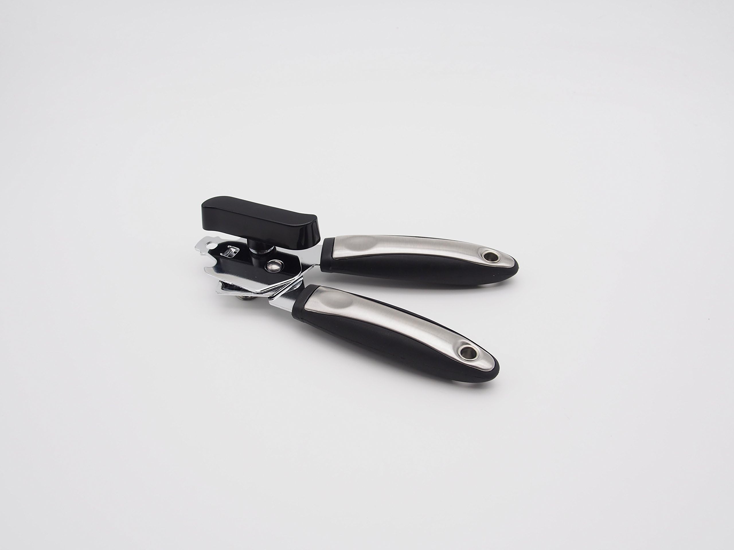 Ergonomic Anti Slip Design Durable Stainless Steel Manual Can Opener Safety Smooth Edge Can Opener Jukitoo