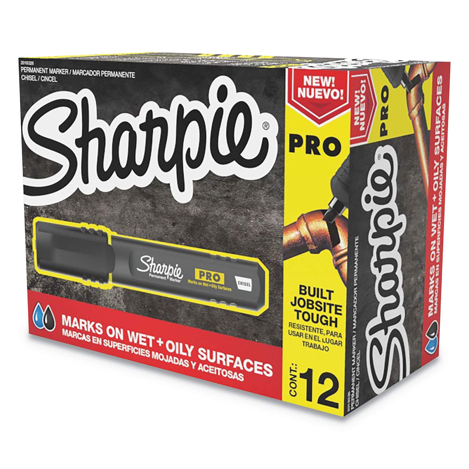 Amazon.com : Sharpie Pro Permanent Markers, Anti-Roll Barrel