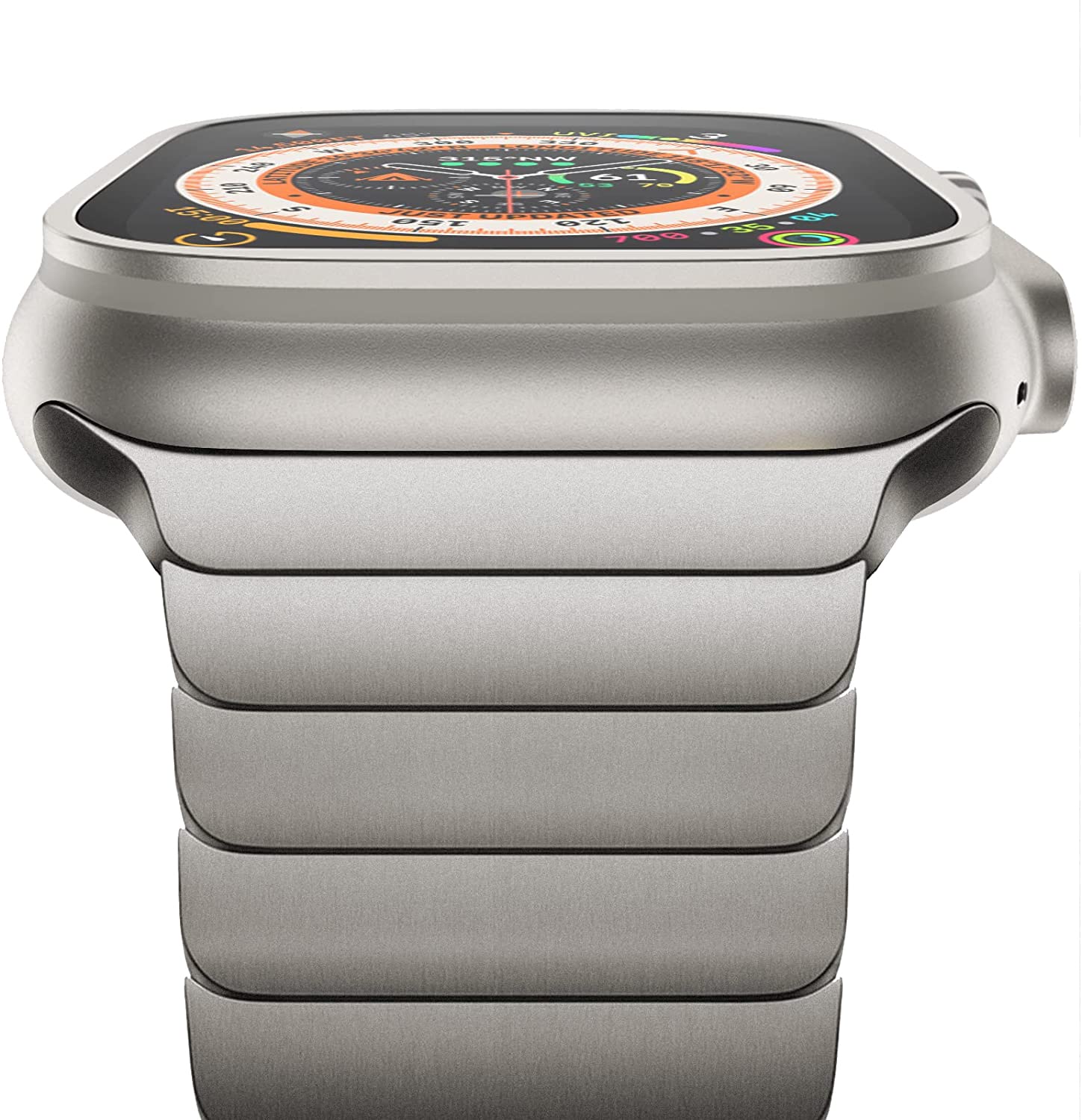 Zitel Stainless Steel Bands Compatible with Apple Watch Ultra 2 / Ultra Metal Straps 49mm 45mm 44mm 42mm Series 9 | 8 | 7 | 6 | 5 | 4 | 3 | 2 | 1 | SE2 (Titanium) (B0B4KQTZRF) Amazon Price History, Amazon Price Tracker