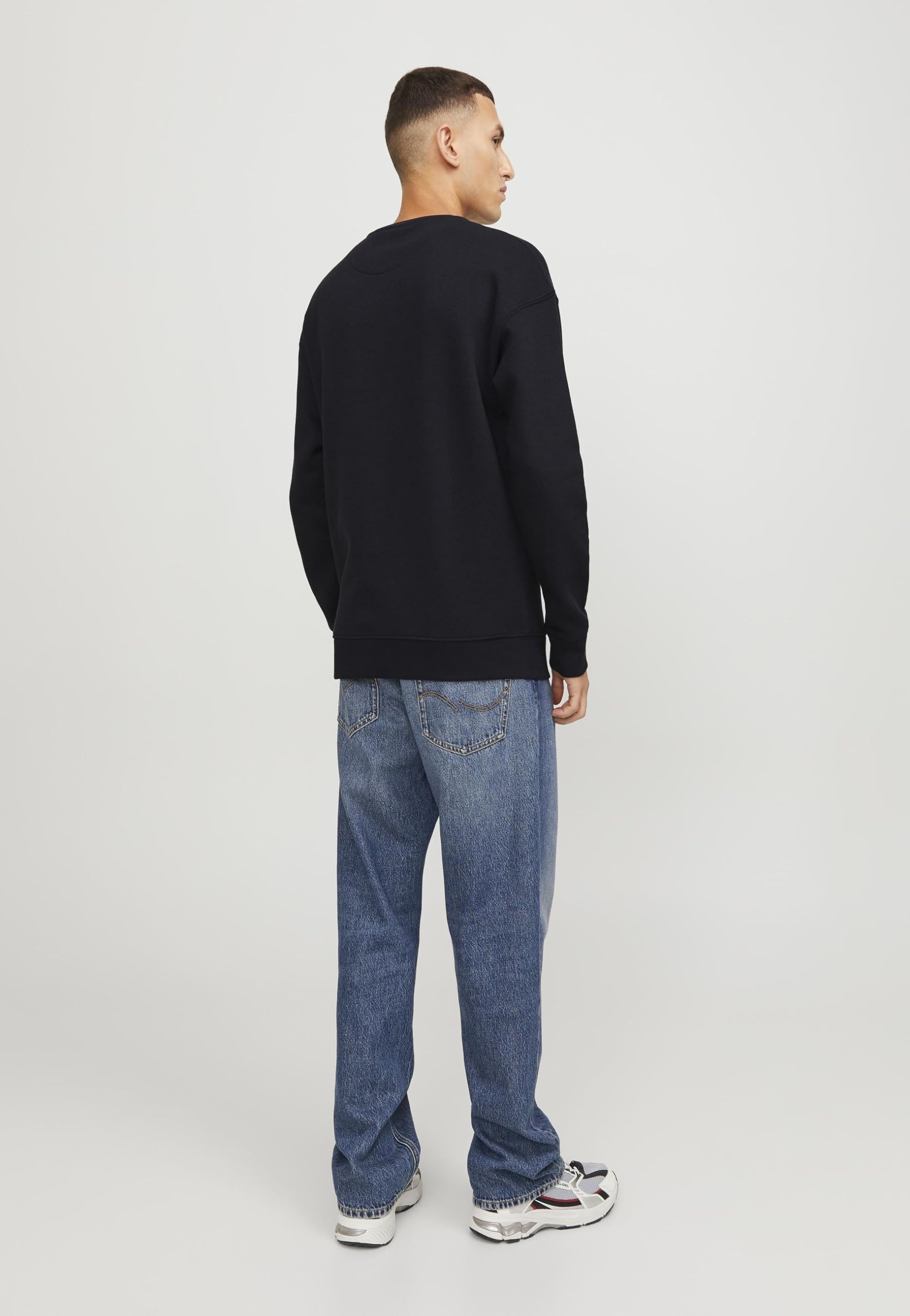 JACK & JONES Male Sweatshirt Einfarbig Sweatshirt