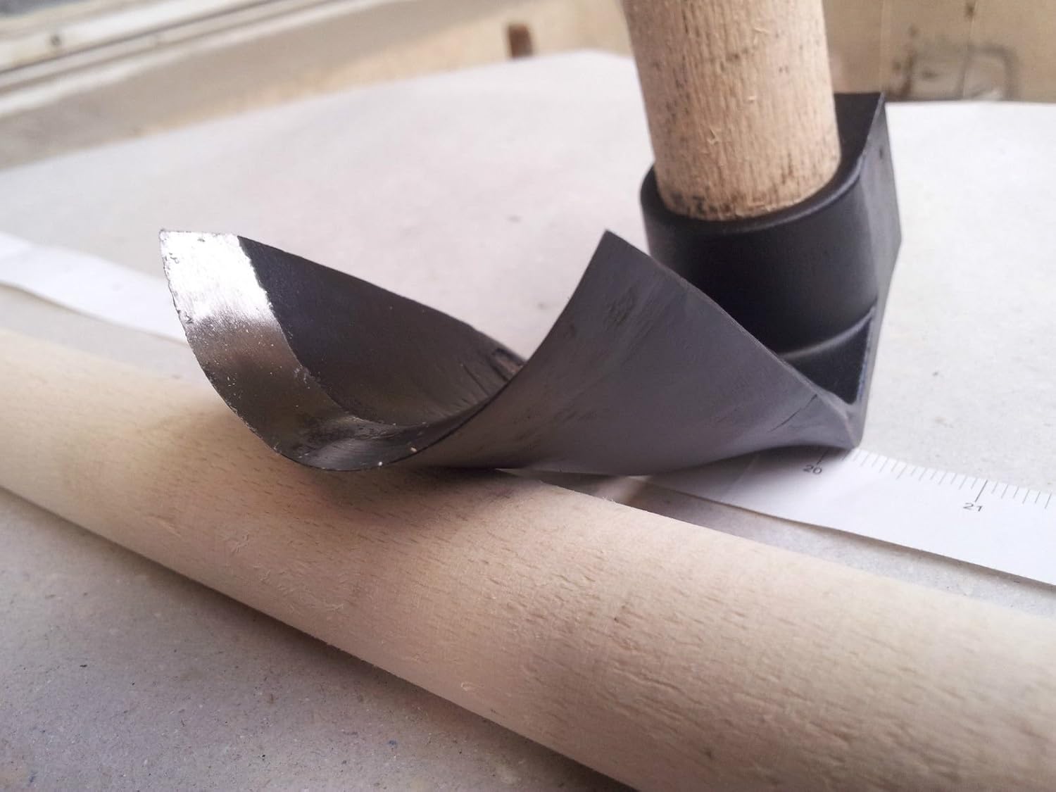 Curved Bowl Adze/Chisel - Ultra Small Curve - Steel 4150!!!