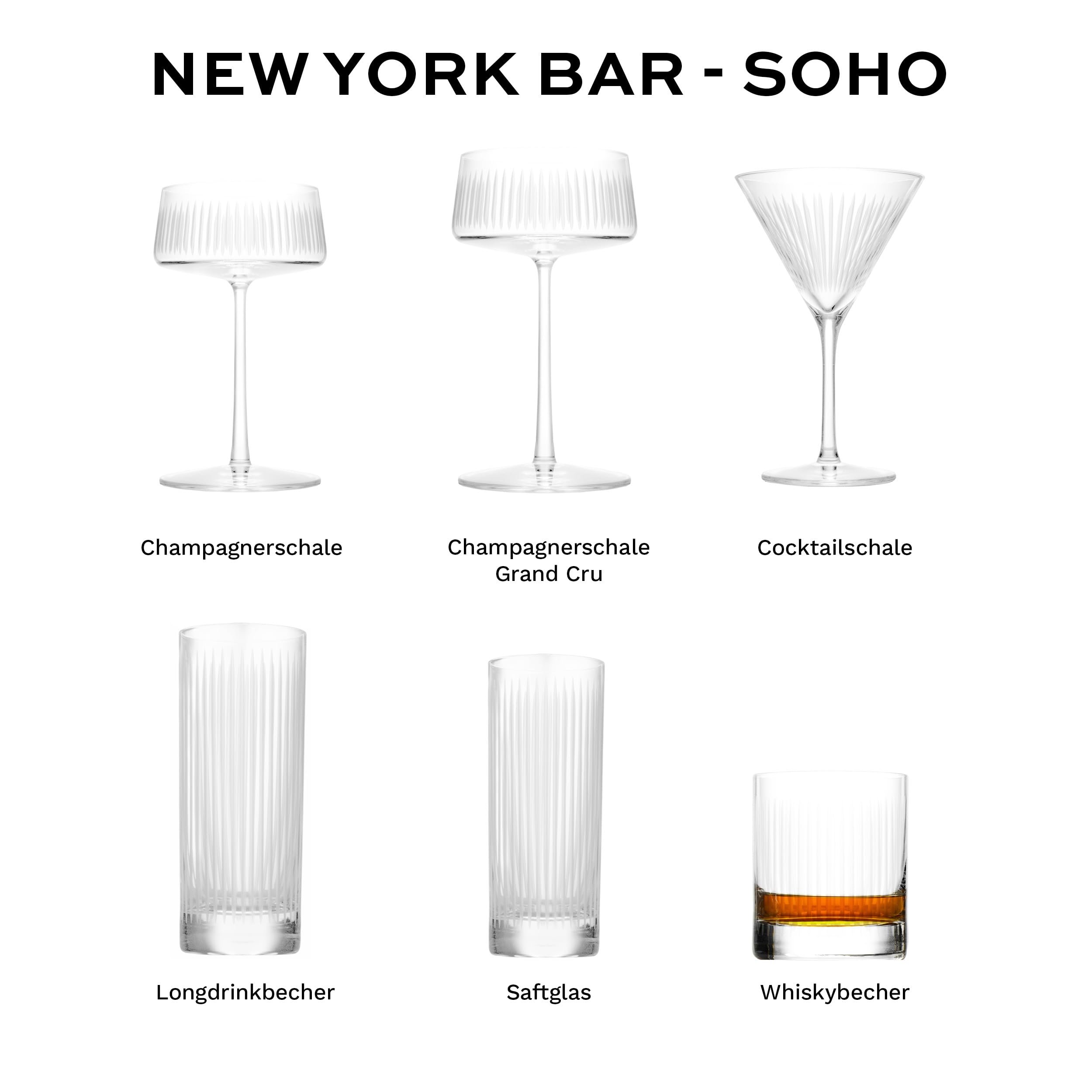 Stölzle Lausitz NYB Soho Whiskygläser Tumbler 320 ml, 6er-Set | Whiskygläser und Tumbler im zeitlosen Design für Whiskygenuss, aus bleifreiem Kristallglas, spülmaschinengeeignet