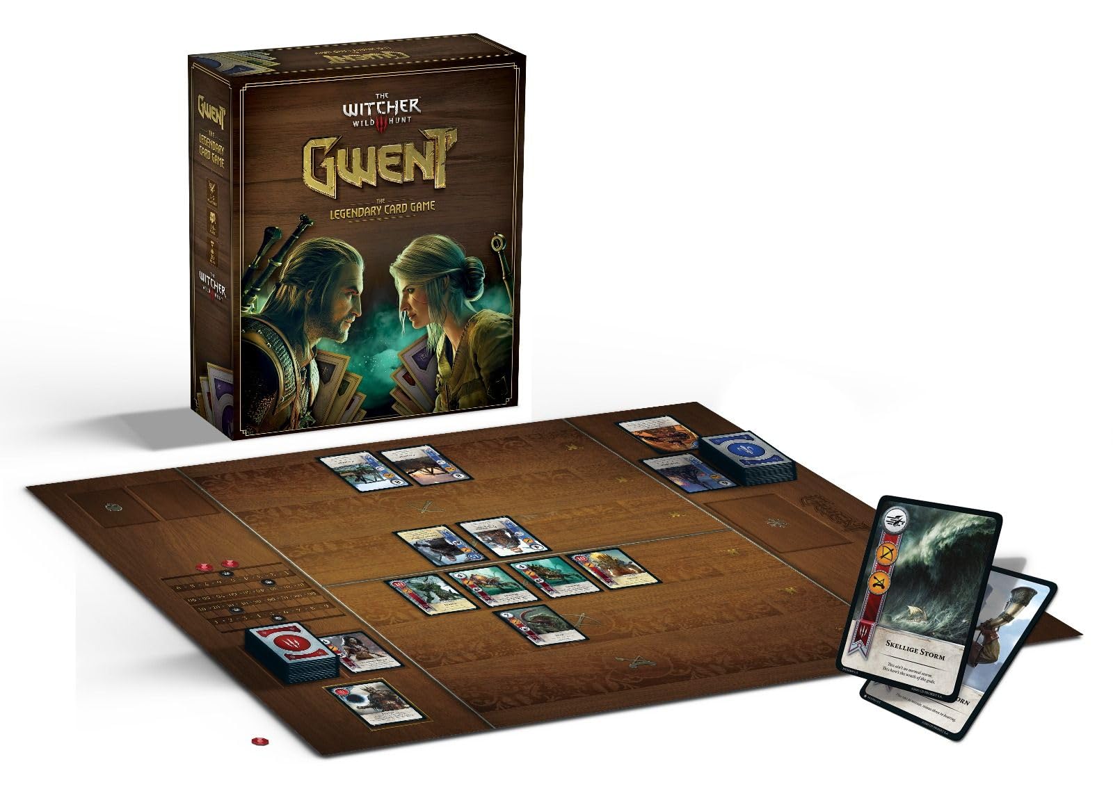 Gwent: Il Leggendario Gioco di Carte di The Witcher - Edizione Italiana - Pendragon - Età 14+ - da 1 a 5 Giocatori