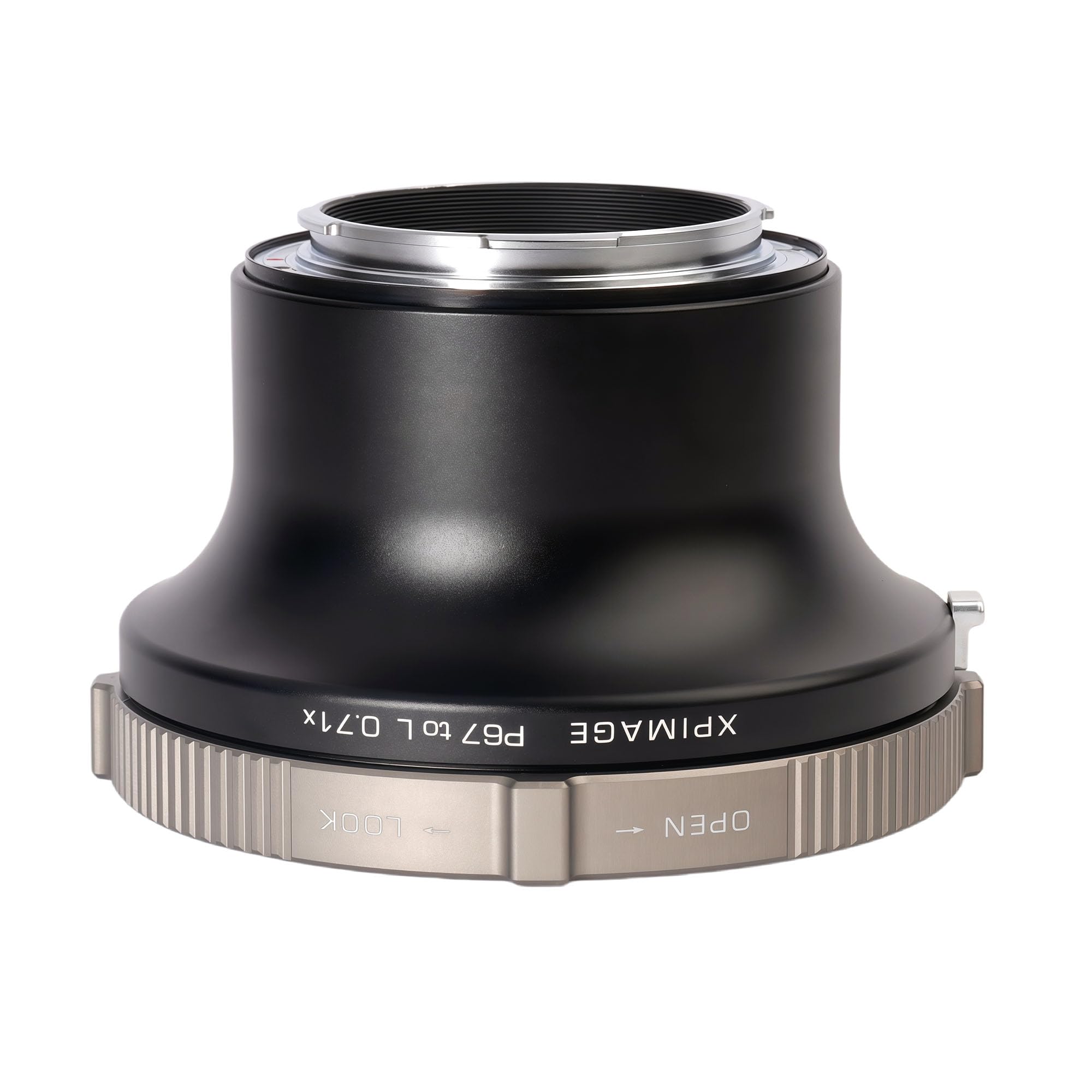 Optyczny reduktor ogniskowej 0,71X adapter do montażu wzmacniacza prędkości kompatybilny z obiektywem Pentax 67 do kamery Leica lub Panosonic L