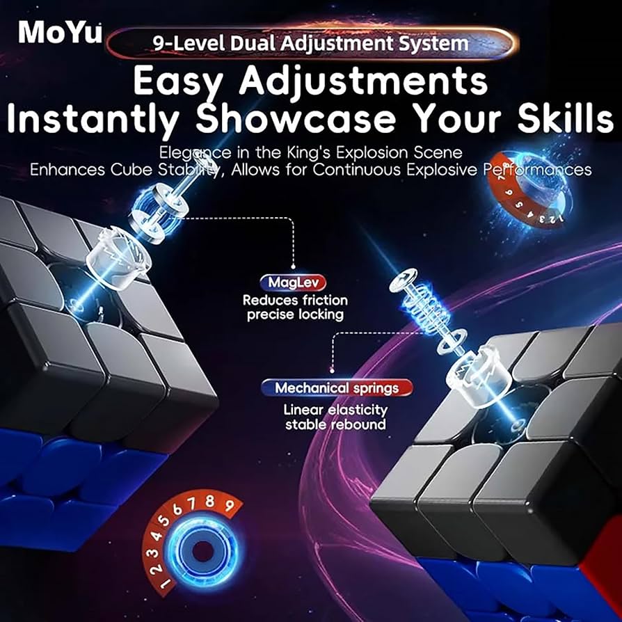 woomyshipping（HanDam）　0310 MoYu WeiLong WR M 3x3 V9 (Magnetic, MagLev, 20-Magnet Ball
