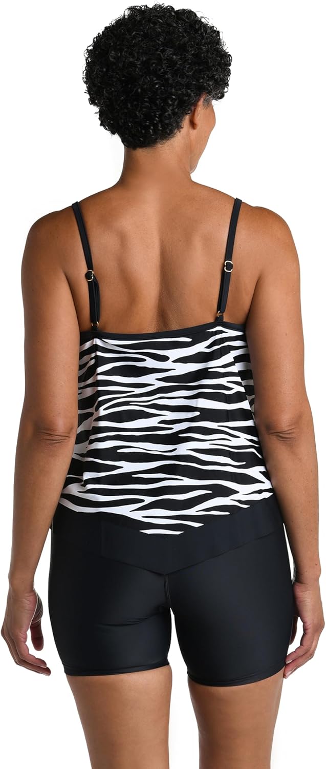 V-Neck Flutter Sleeve Belt One Piece Swimsuit - Meet.Curve - Meet.Curve - View #11