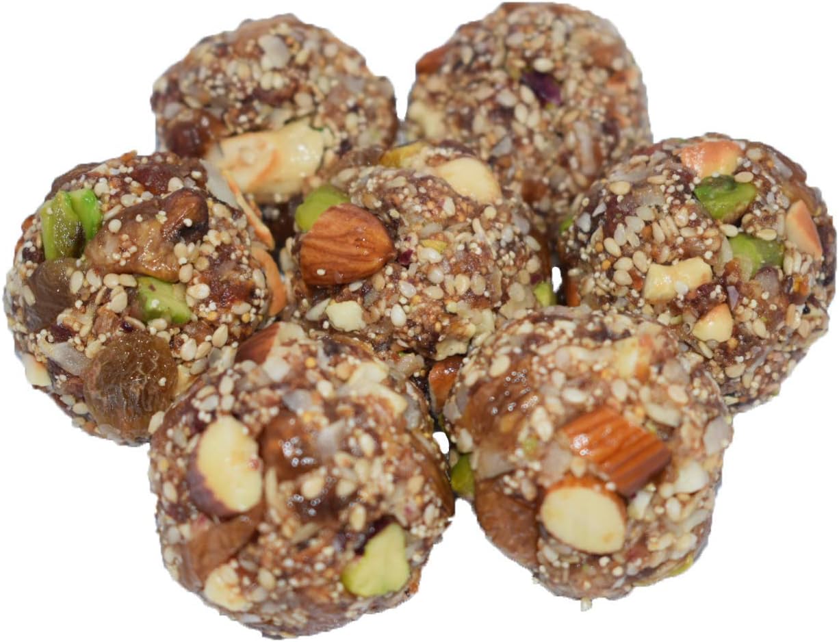Vedu Suvidha Deliciously Nutritious Homemade | Sugar Free Dry Fruits Laddu with Pure Ghee - Sugar-Free and No Added Sugar or Jaggery | 300gm