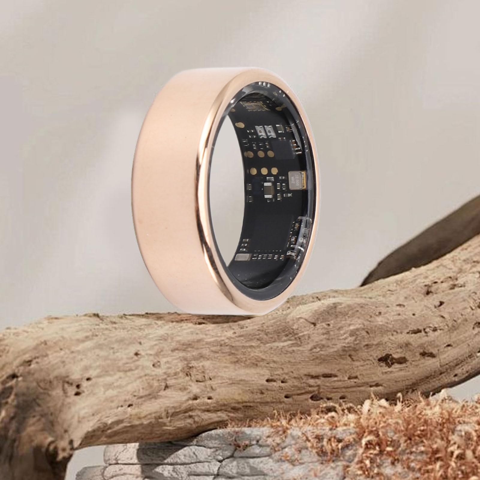 Smart Ring Health Tracker, Monitoraggio del Sonno, Anelli per Fitness Tracker Bluetooth Impermeabili Indossabili con Monitoraggio 24 Ore su 24, Misura 8
