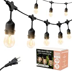 Brightech Ambience Pro - Waterproof LED Outdoor String Lights -