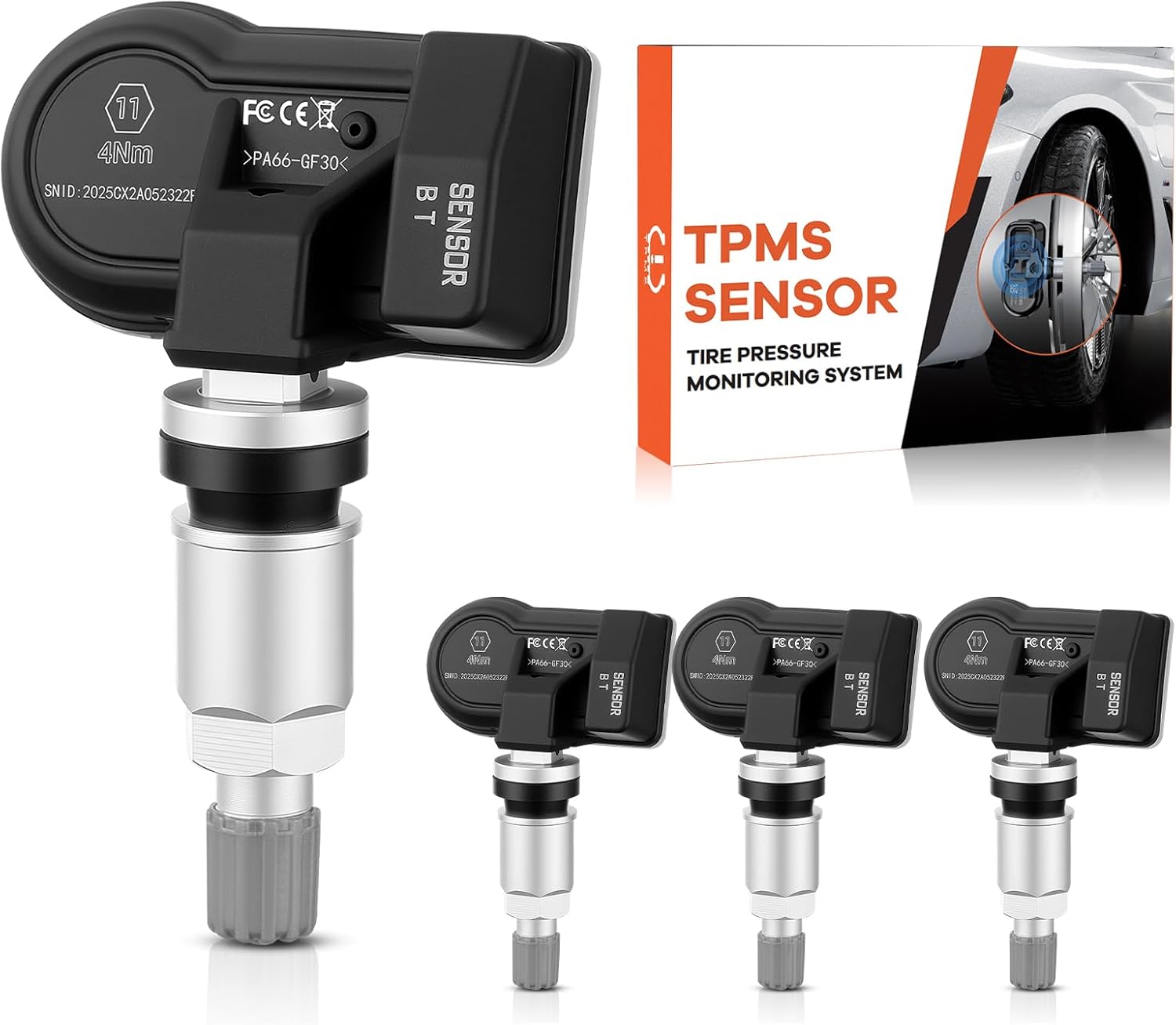 ACLONG Pre-Programmed TPMS Sensors 315MHz & 433MHz Fit for Honda & Acura – 4PCS, Odyssey, CR-V, Civic, Accord, Pilot, Ridgeline, HR-V, Insight, Fit, Passport, Element, Crosstour, MDX, TLX, RDX