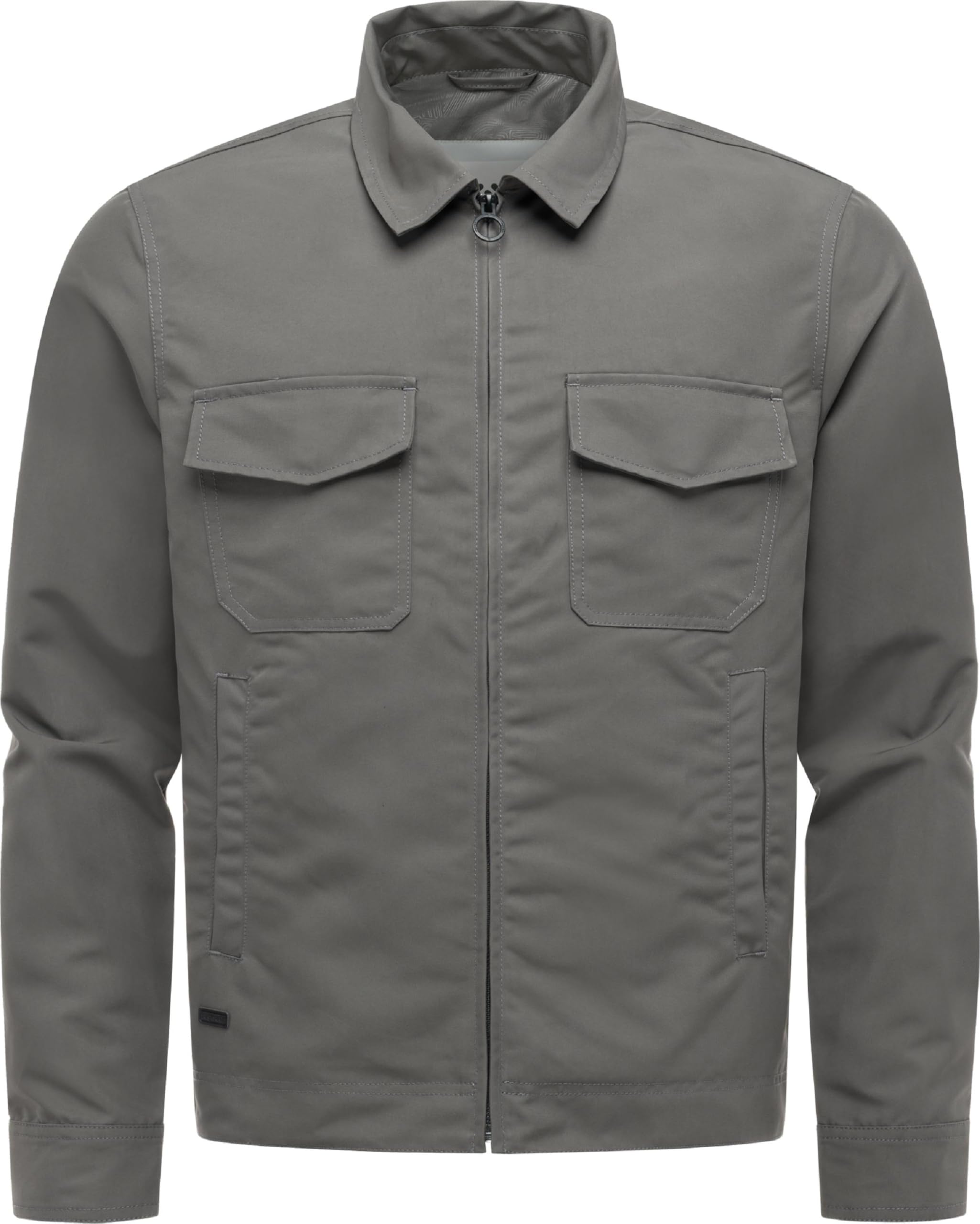 Ragwear Herren leichte wasserabweisende Übergangsjacke kurze Jacke mit Brusttaschen, Hemdkragen und verstellbarem Saum und Ärmelenden Dyphner YOUMODO S-4XL