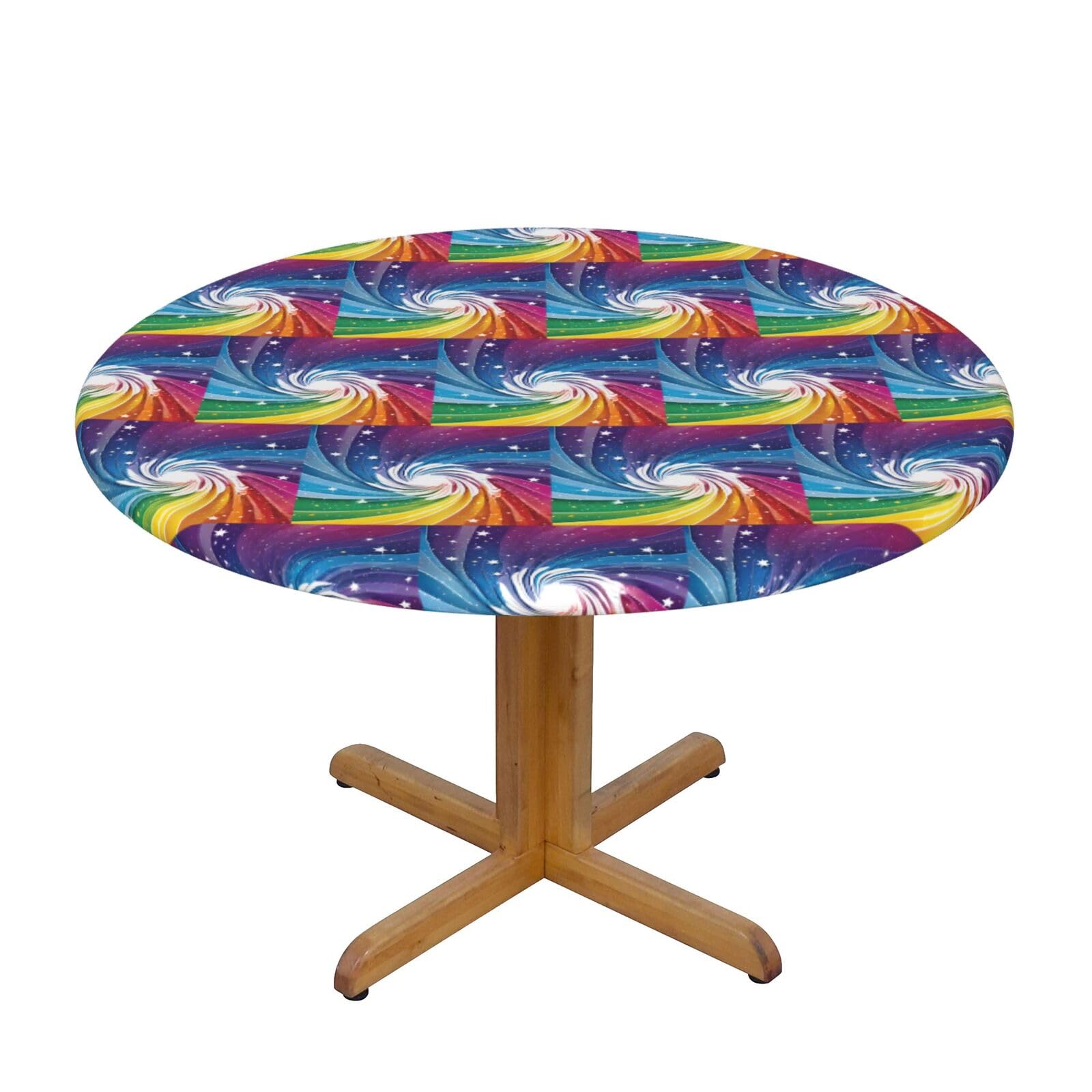Nappe ronde imperméable et antidérapante élastique 120 cm