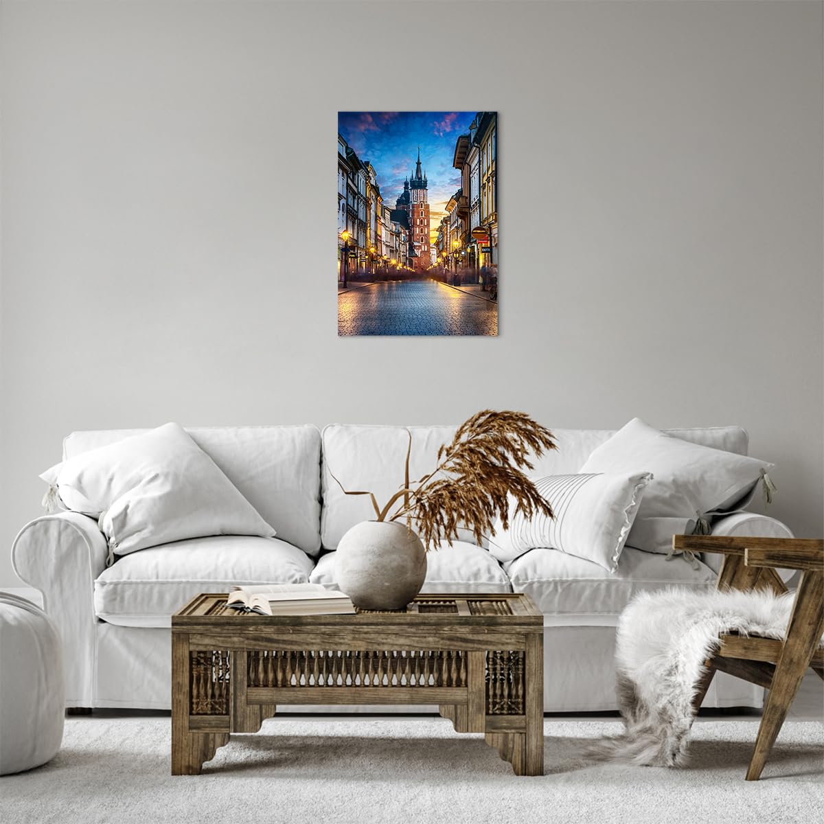 Quadro su Vetro Cracovia Chiesa Mariacki Stampe da Parete