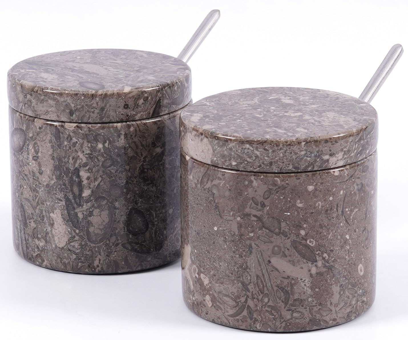Salières avec cuillère océanique SPESHSTONES pour vos repas de famille