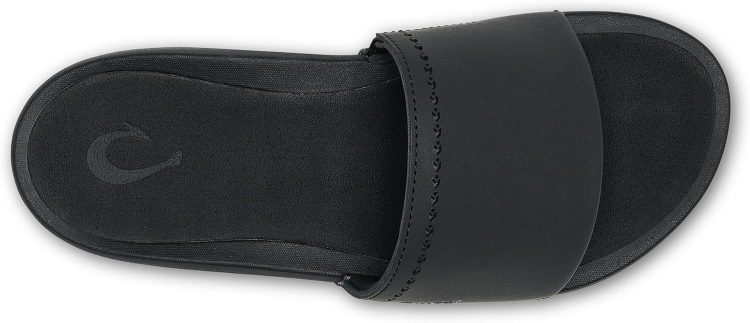 OLUKAI Ulele Slide Women's Sandals, Water-Resistant Slide, Enhanced Grip & Traction, Cushioned All-Day Comfort & Wear - Image 4