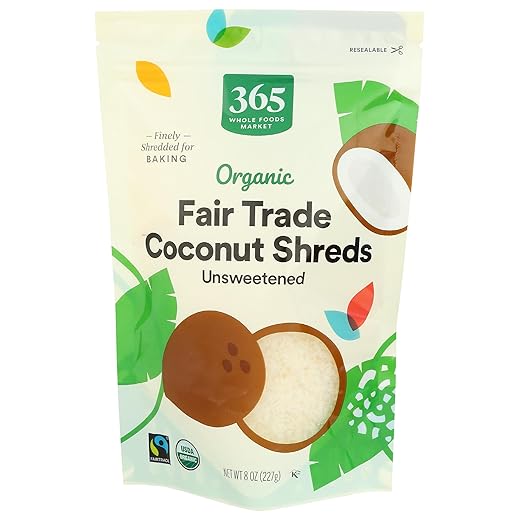 365 by Whole Foods Market, Organic Shredded Coconut, 8 OZ