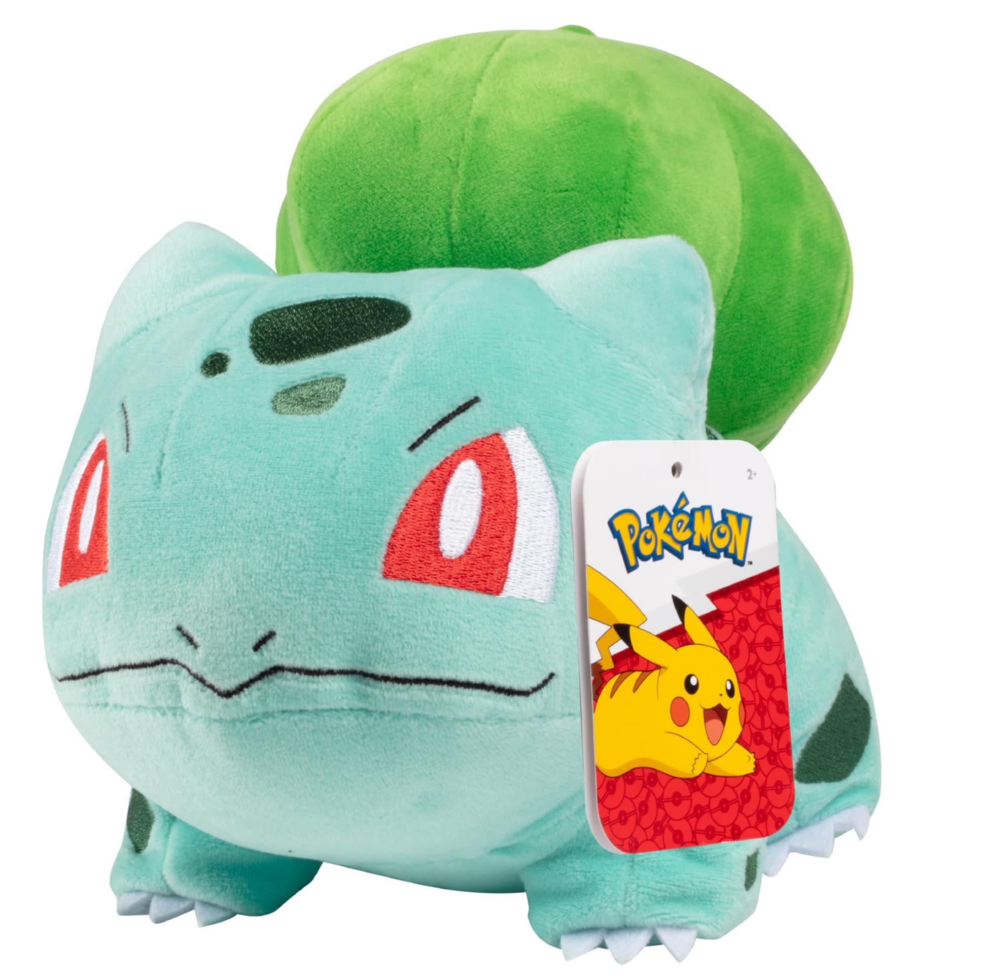 Pokémon Officially Licensed 8" Bulbasaur Plush - Generation 1 Starter Figure - Authentic Soft Stuffed Animal Toy - Gift for Kids, Boys, Girls - 2+