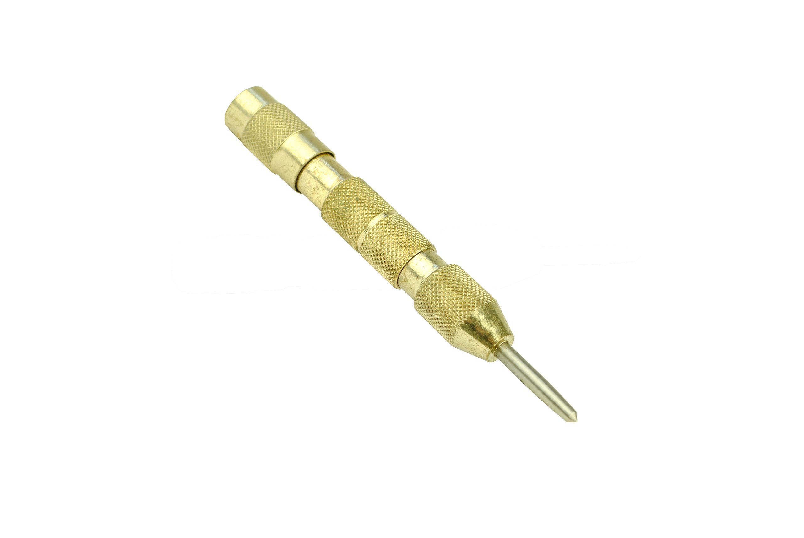 Proops Brass Plated Spring Loaded Automatic Centre Punch, Marking, Engineering (M9124) Free Uk Postage