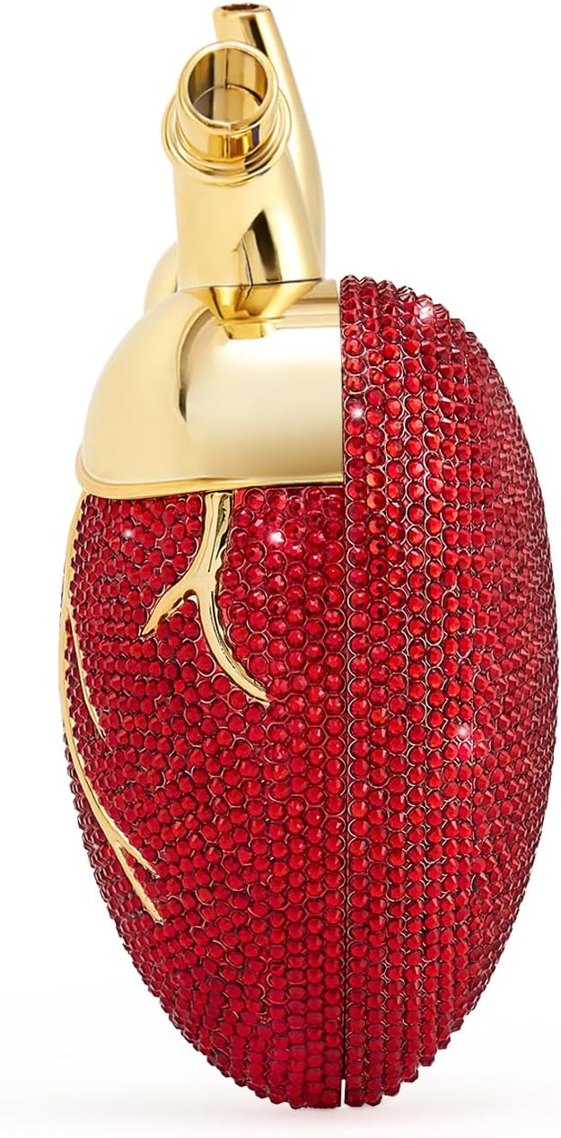 JW PEI Women's Maren Artificial Crystal Heart Shaped Bag - Image 3