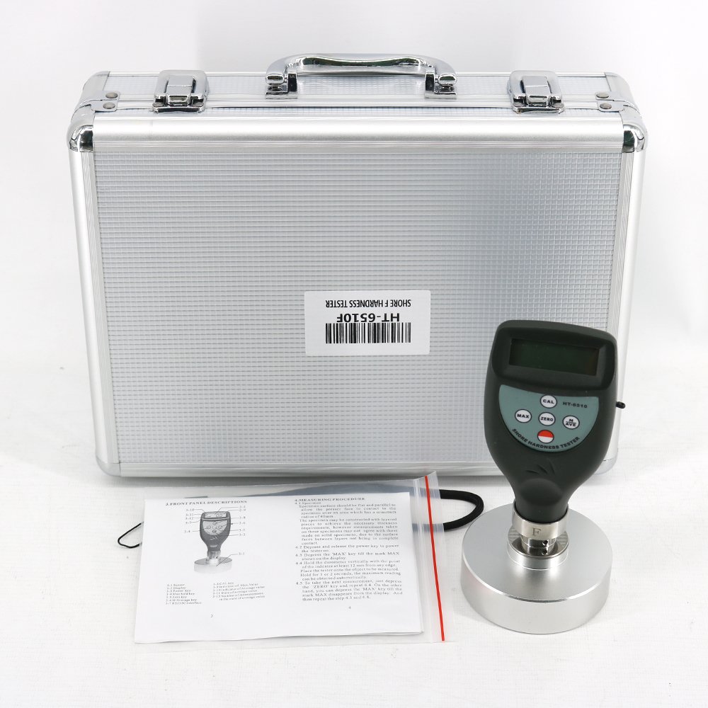 HT-6510F Cyfrowy miernik twardości pianki Shore F z gąbką 0~100HF do gąbki miękka pianka poduszka guma poliuretanowa