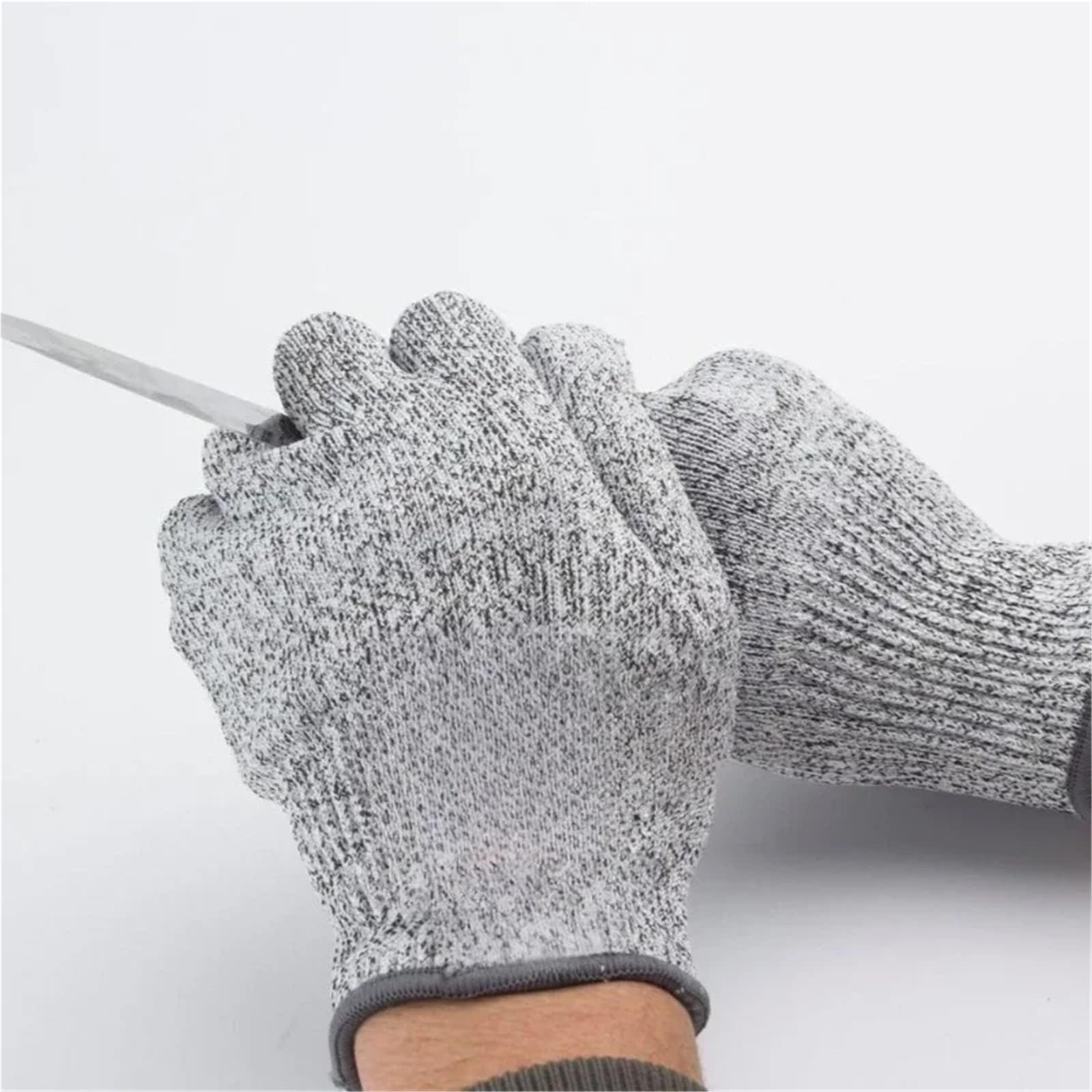 1 Paar Sicherheitshandschuhe Gegen Schnitte, Mehrzweck-Arbeitshandschuhe For Industrie, Küche, Gartenarbeit, Kratzfest Und Schnittfest, Geeignet For schneidwerkzeuge Flexibel(Small)