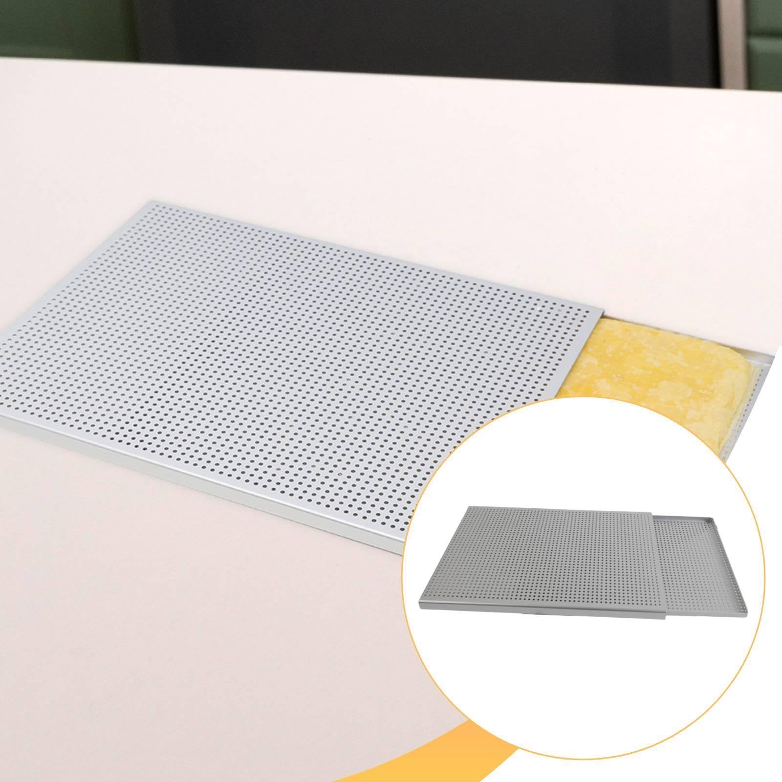 rockible Blätterteig-Backform, Napoleon-Backblech, Mehrzweck-Antihaft-Backform, Werkzeug, Form für Kuchen und Torten, Dicke 1.5 Mm