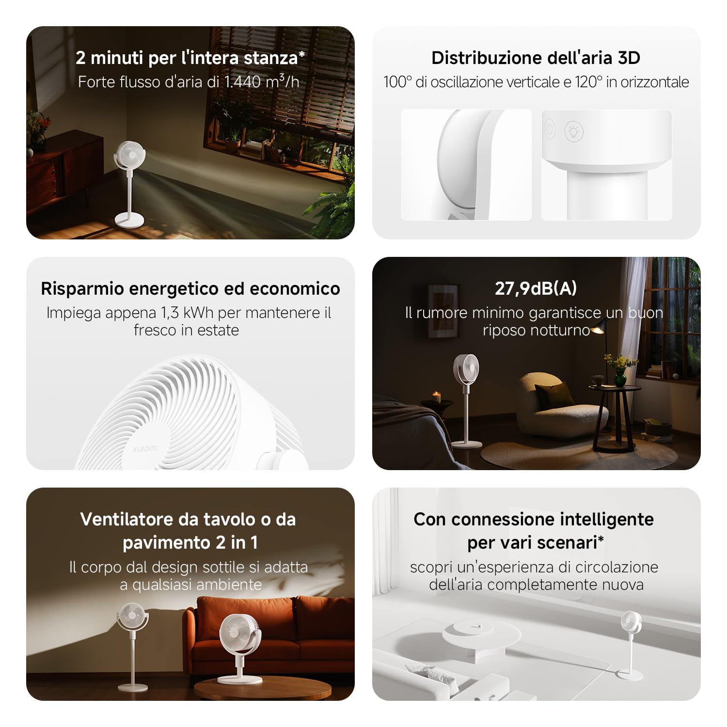 XIAOMI Smart Standing Air Circulation Fan EU