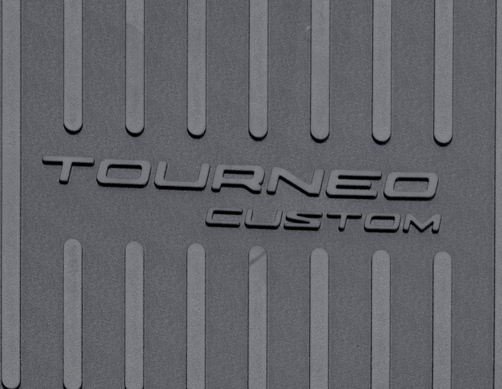 Original Ford Transit/Tourneo Custom 2018-Aktuell Gepäckraumwanne, Schwarz, mit Tourneo Custom Logo