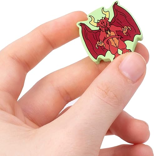 Miniatura 5 de Stratagem Meeples of Might & Menace - Paquete de 60 miniaturas de madera de 0.630 in de fantasía, juego de rol de mesa  Juego completo