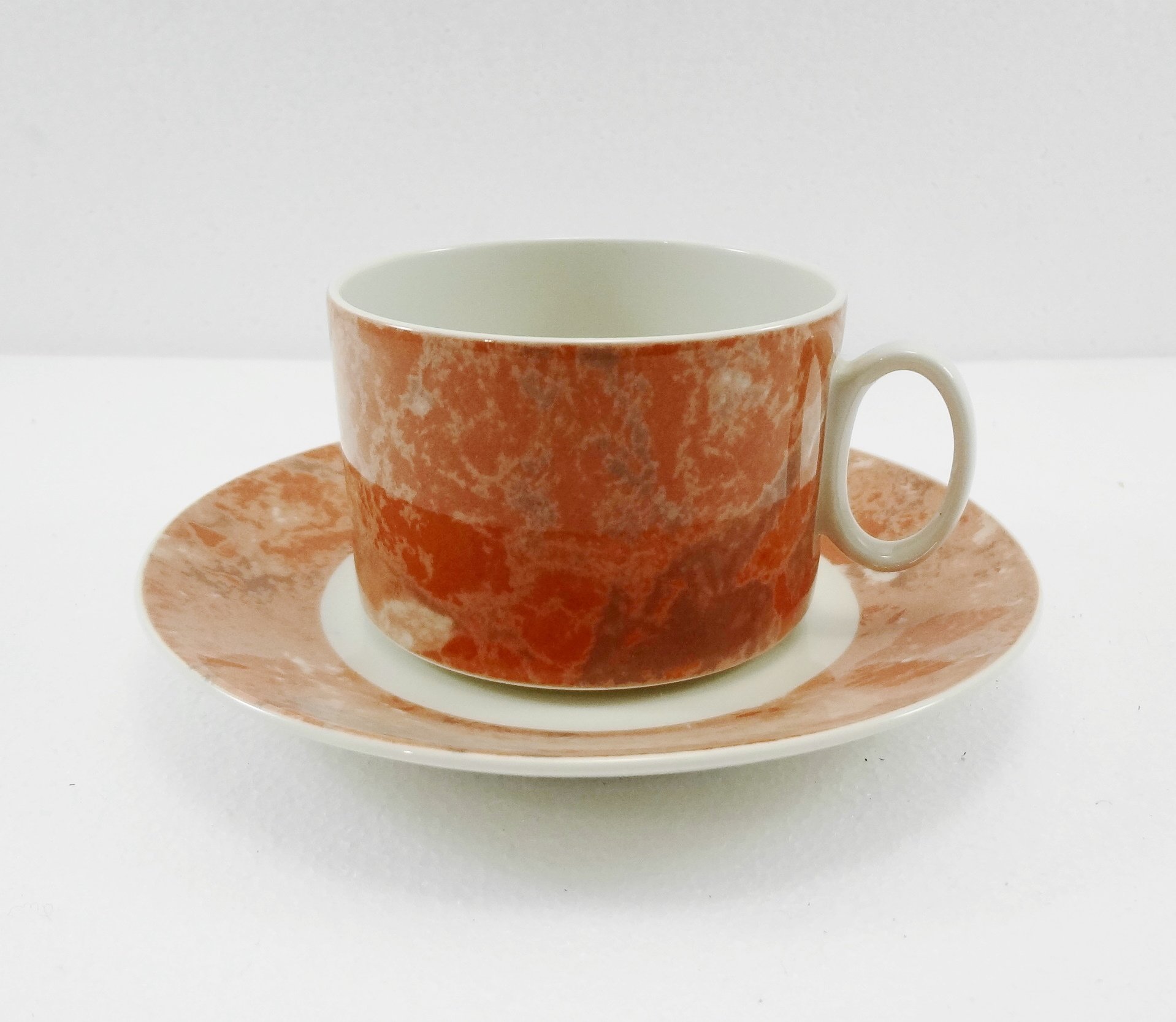 Amazon.com | Villeroy & Boch Siena Salmon Marble Porcelain Cup