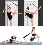 Leg Stretch Band - to Improve Leg Stretching - Easy Install on Door - Perfect Home Equipment for Ballet, Dance and Gymnastic Exercise Flexibility Stretching Strap Foot Stretcher Bands