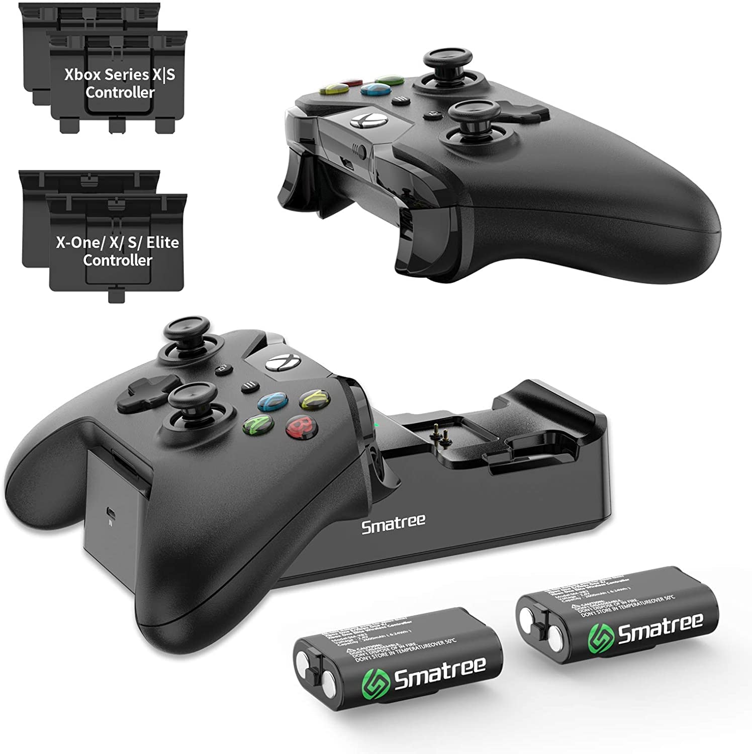 Smatree Xbox One Controller Ladestation, Xbox One Controller Akkus mit