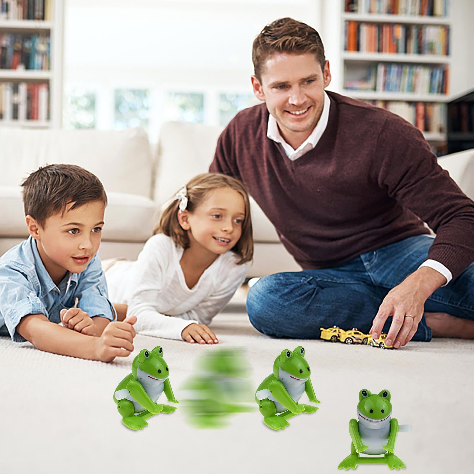 Genérico Rana Saltadora De Cuerda – Juguete Educativo E Interactivo Para Niños, Niñas Y Familia, Ideal Para Pascua, Navidad, Cumpleaños Y Juegos En Grupo