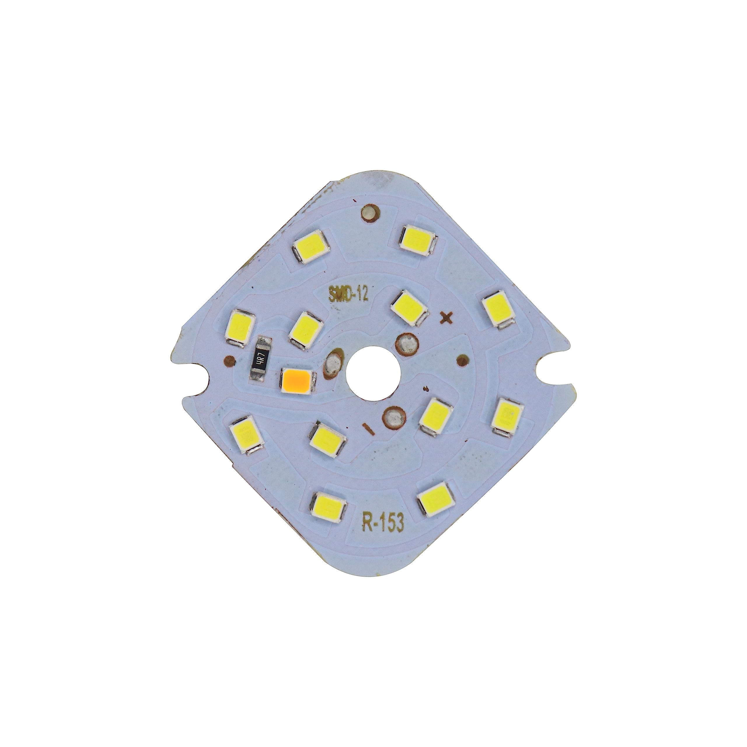 Electronic Spices MCPCB 4 Watt White color LED Raw material for LED bulb pack of 10-picture-19