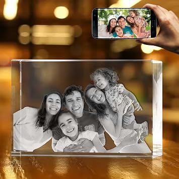3D Crystal Photo/Engraved Crystal