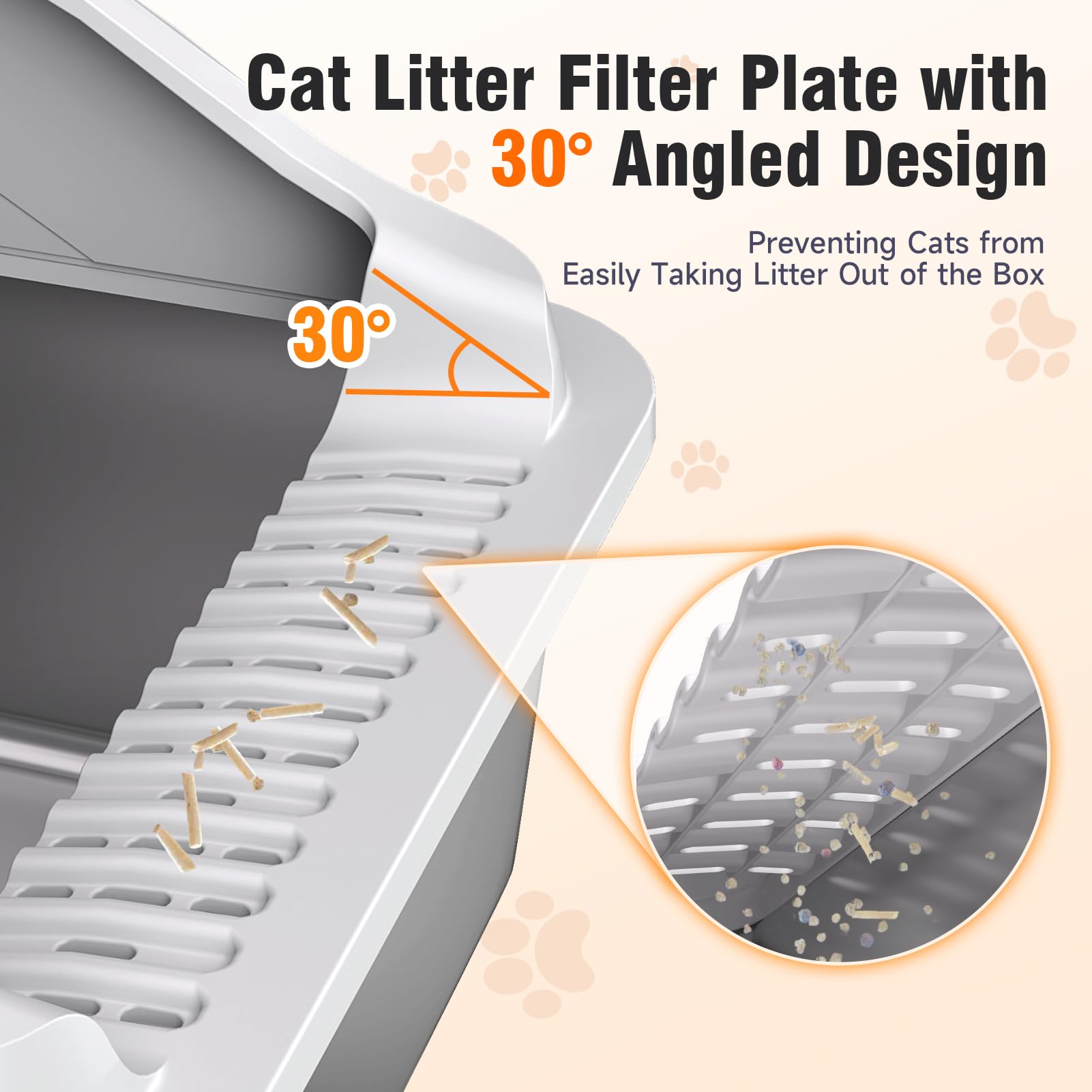 2PACK Stainless Steel Litter Box, Extra Large XL Odor Free Metal Litter Box with High Sides, Open Top Litter Pan Include Scoop Easy Cleaning Anti-Scratch Kitty Cat Box Anti-Urine Leakage, Non-Sticky - image 4