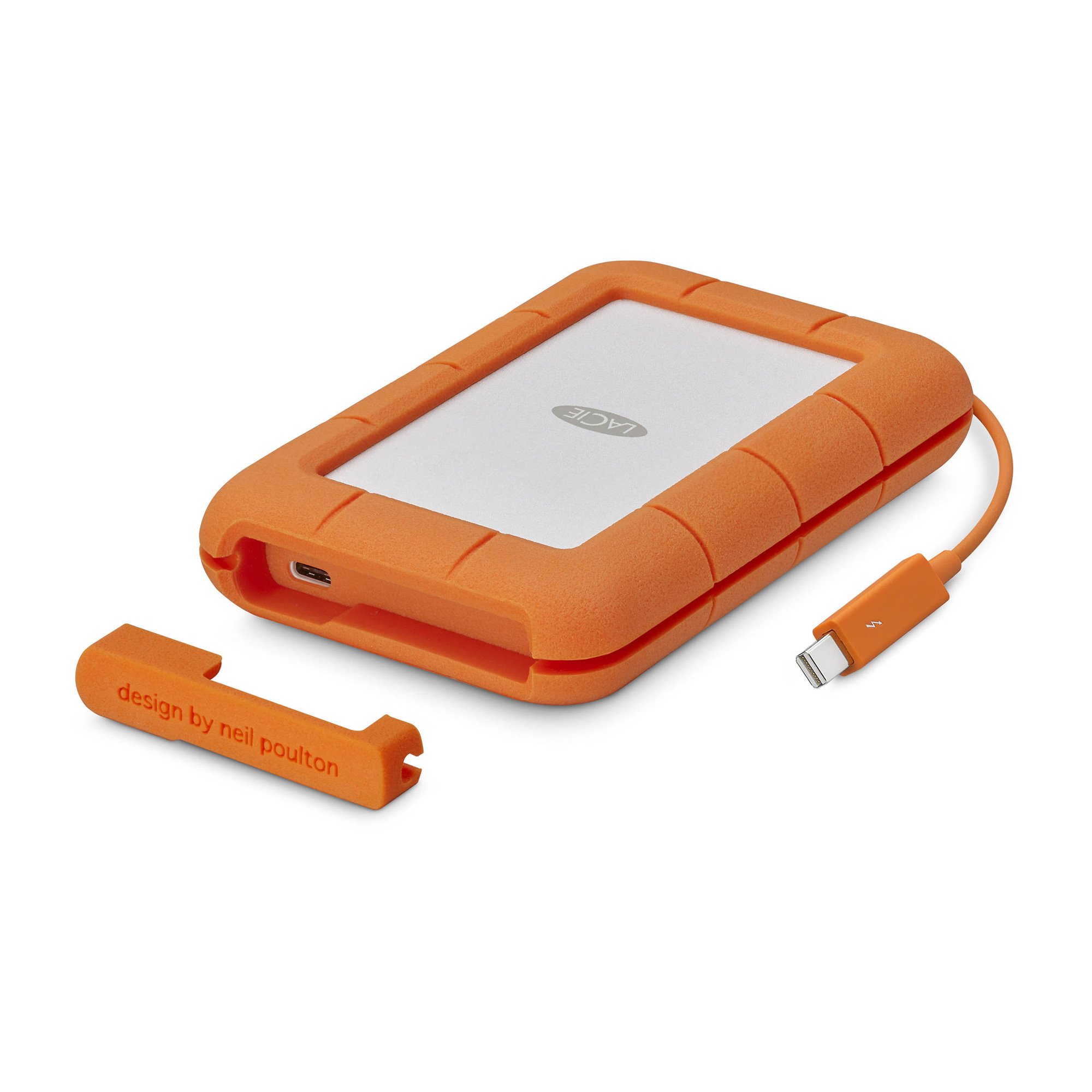 LACIE RUGGED USB-C 2TB 外付けハードディスク LaCie Rugged Thunderbolt USB-C 2TB External Hard Drive Portable