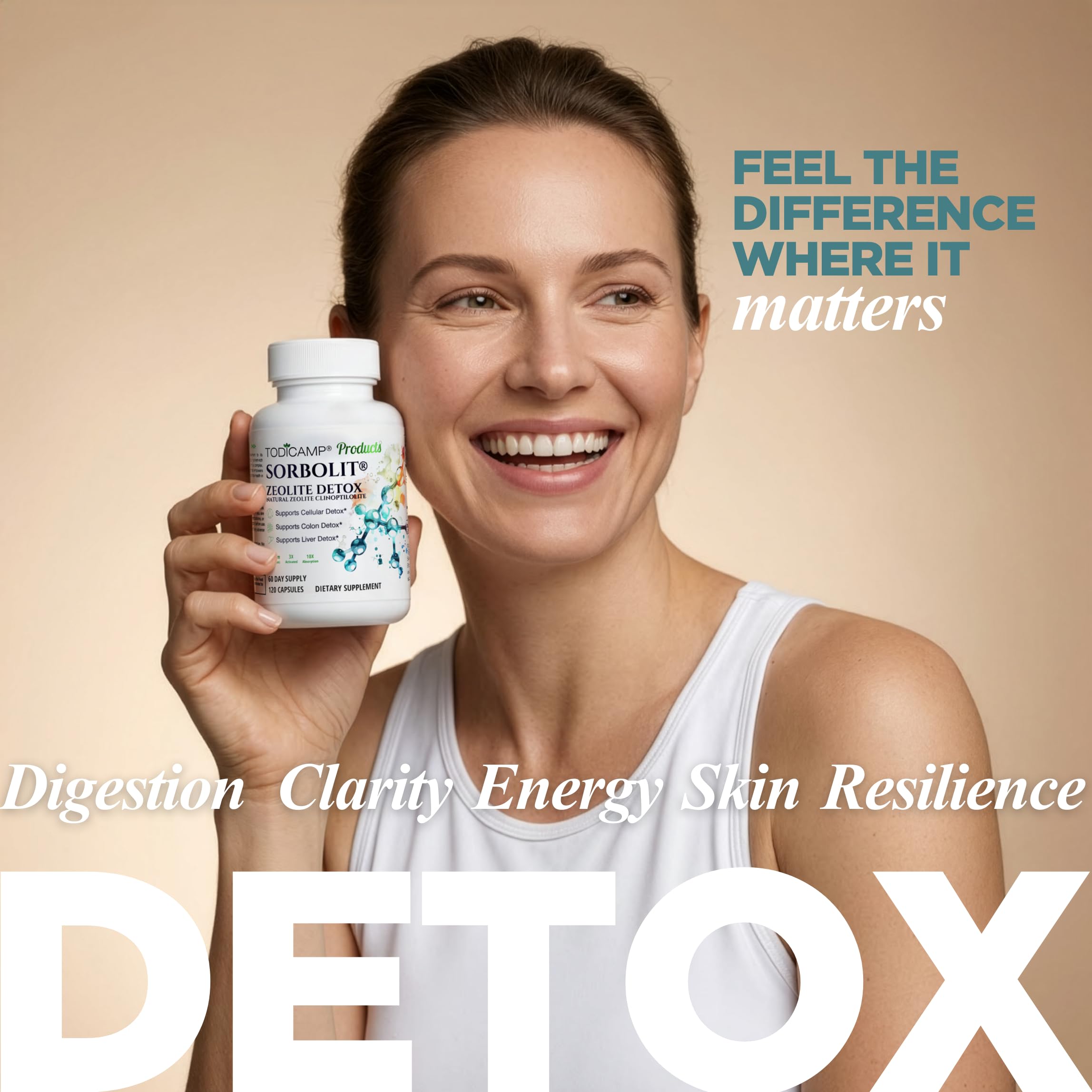 Amazon.com: TODICAMP Zeolite Detox for Adults Sorbolit - Zeolite