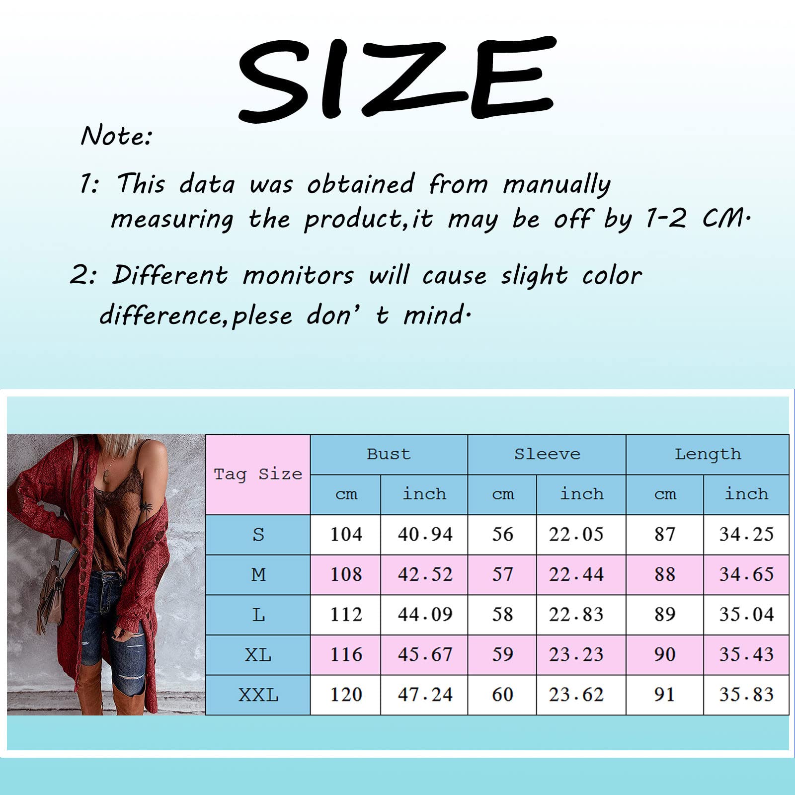 IQYU Cardigan da donna, lungo, oversize, giacca da montagna, cardigan autunnale, a maniche lunghe, elegante, da donna, taglie grandi, estivo, da donna, a maglia lunga