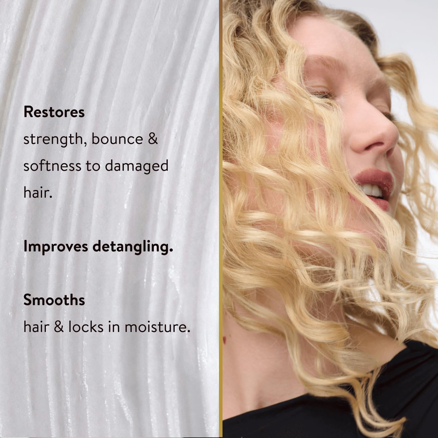 ion 24K Rapid Recovery Peptide LeaveIn Hair Treatment, Ideal for colortreated and bleached hair, 2 Fl Oz