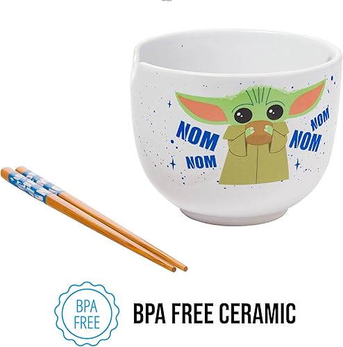 Miniatura 188 de Silver Buffalo - Cuenco con palillos para arroz, fideos o ramen, de cerámica, modelo Hogwarts Railways con escudo, de Harry Potter, apto