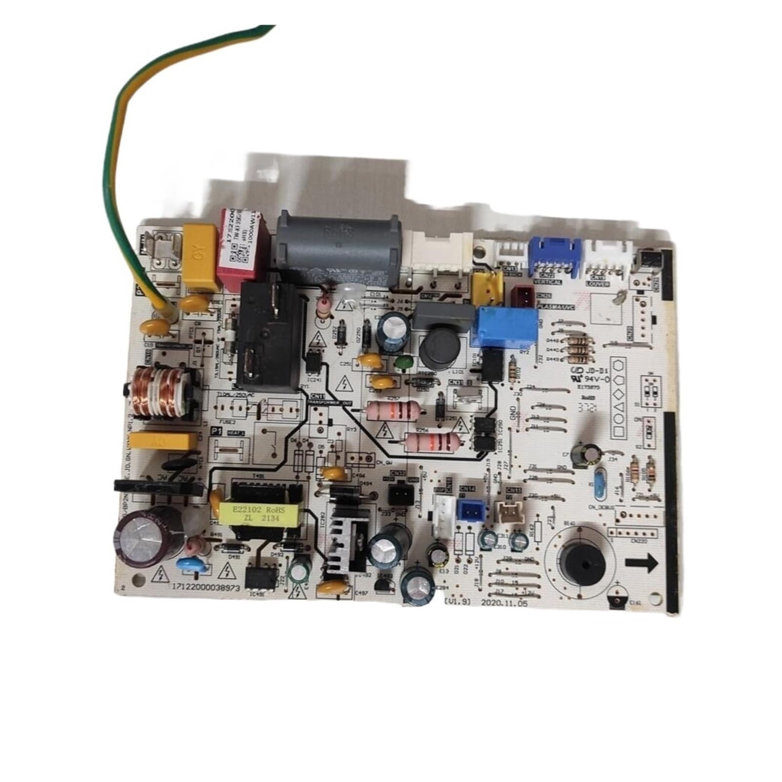 Fkymx White Board Same Use Compatible For Luxor，Air Conditioning Control Board Ce-Kfr26g/Bp2n1y-Ae 17122000016838(White Board Same Use)