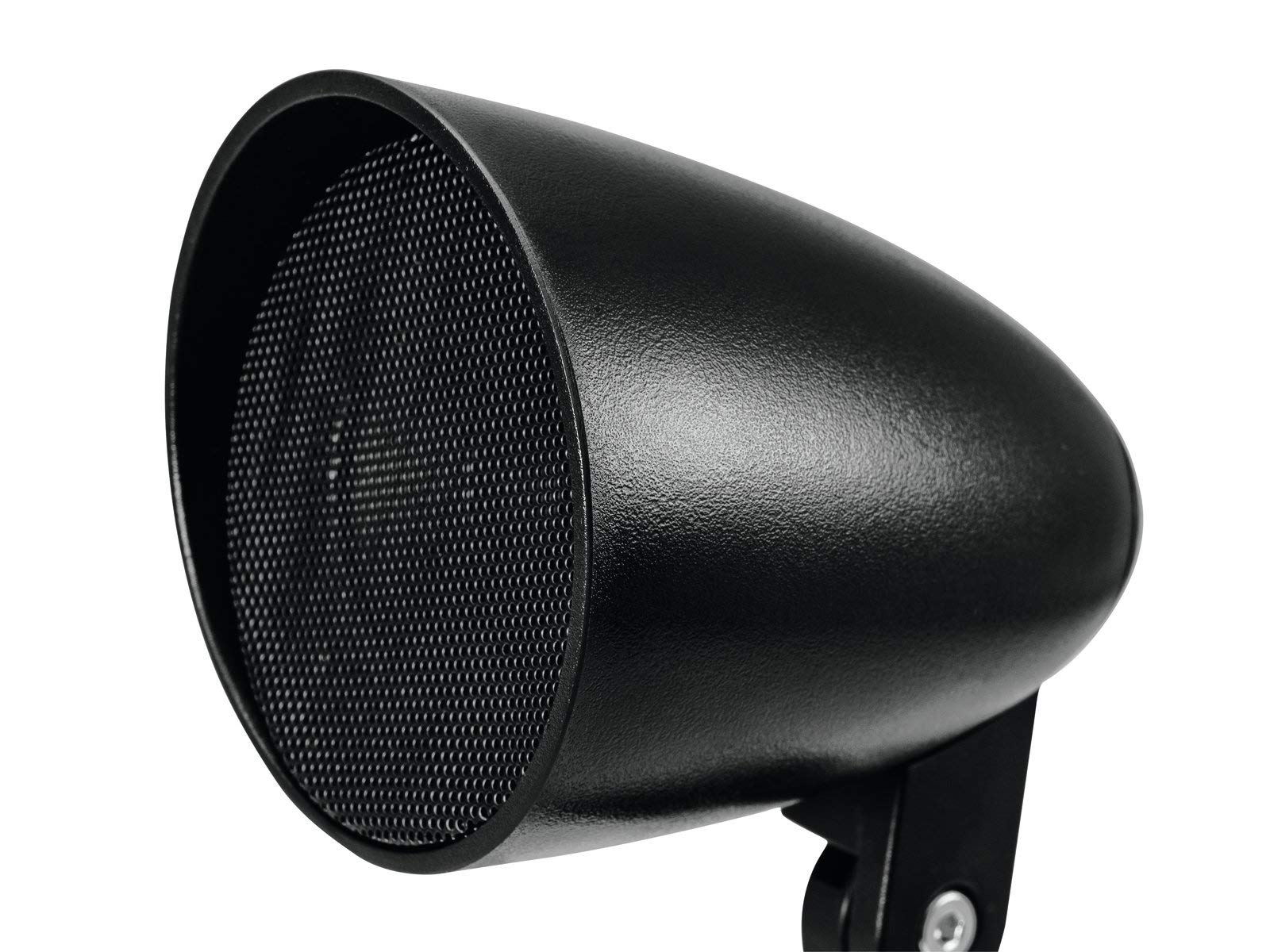 OMNITRONIC PS-2.5GS Projektorlautsprecher, schwarz, 2 Stück | 2 wetterfeste 2,5"-Gartenlautsprecher mit Erdspieß, 70 W RMS / 8 Ohm