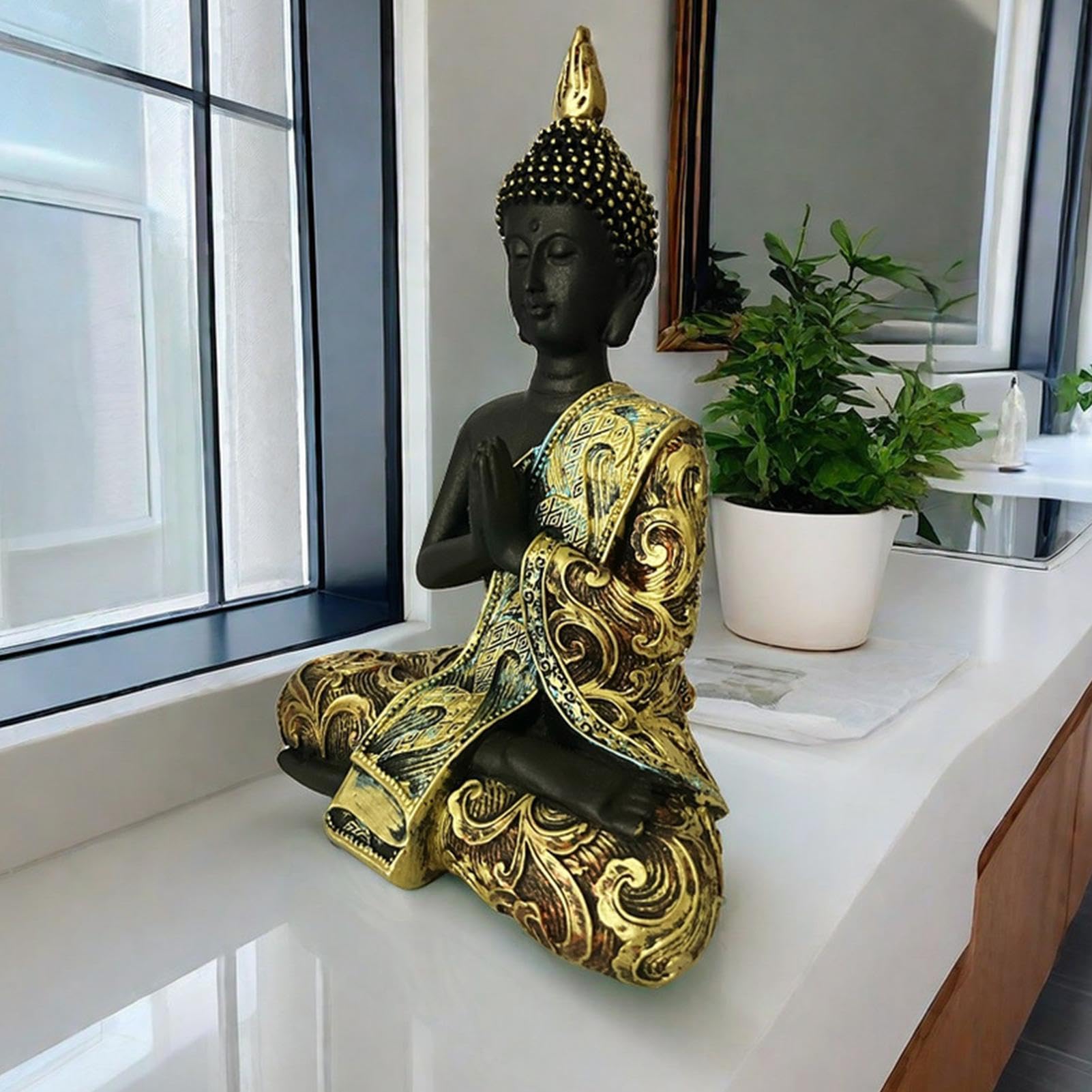 Statue de Bouddha, décoration de Jardin Zen, Statue de méditation