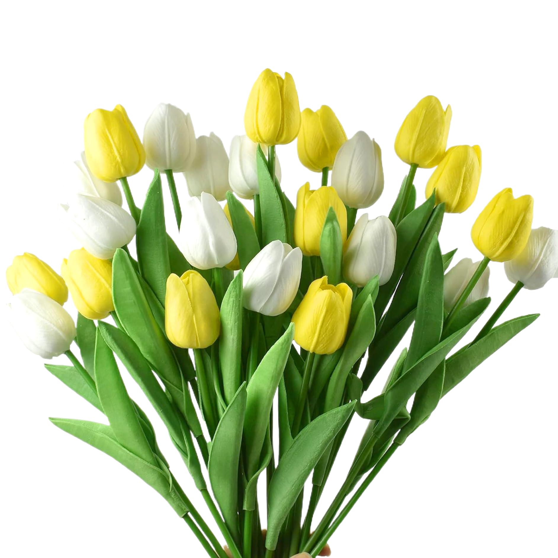 Tulipes en PVC durables sans entretien pour sublimer votre intérieur sans contrainte d'arrosage