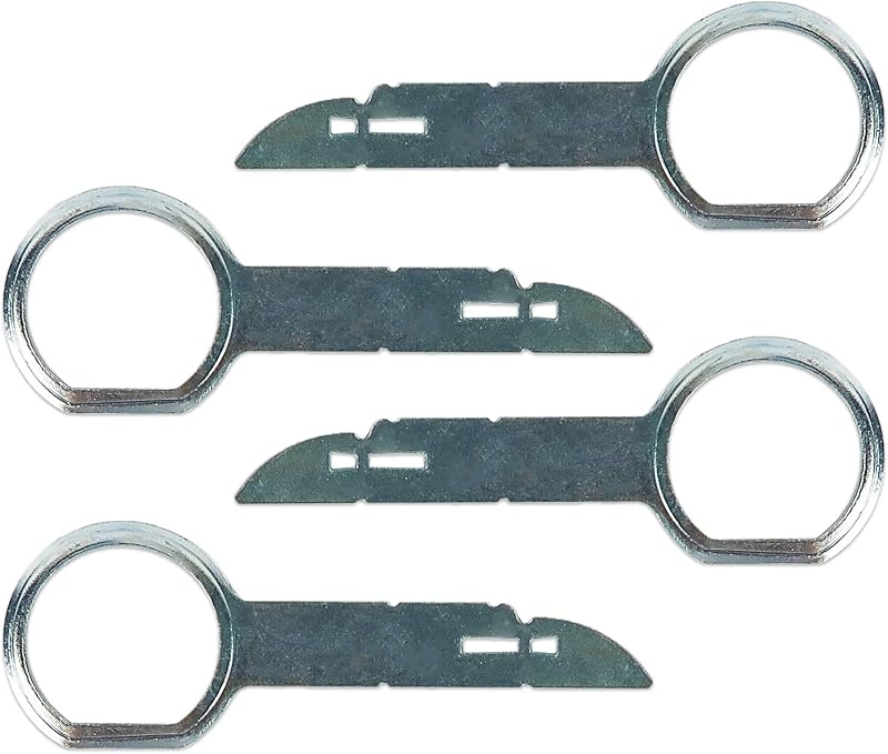 Kit de ferramentas para remoção de rádio IMC Audio RRK132 para Audi, Volkswagen, Mercedes, Porsche e Ford – 2 chaves