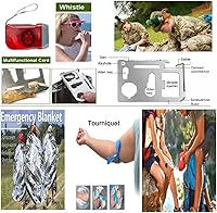 Vista 8 de Galaxy 279 kits de primeros auxilios para supervivencia, emergencia, trauma, deporte, caza, camping, senderismo, al aire libre, bolsa IFAK EMT