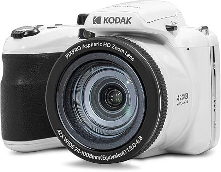 Kodak PIXPRO AZ425 Astro Zoom 20MP Digital Camera Bundle (White)